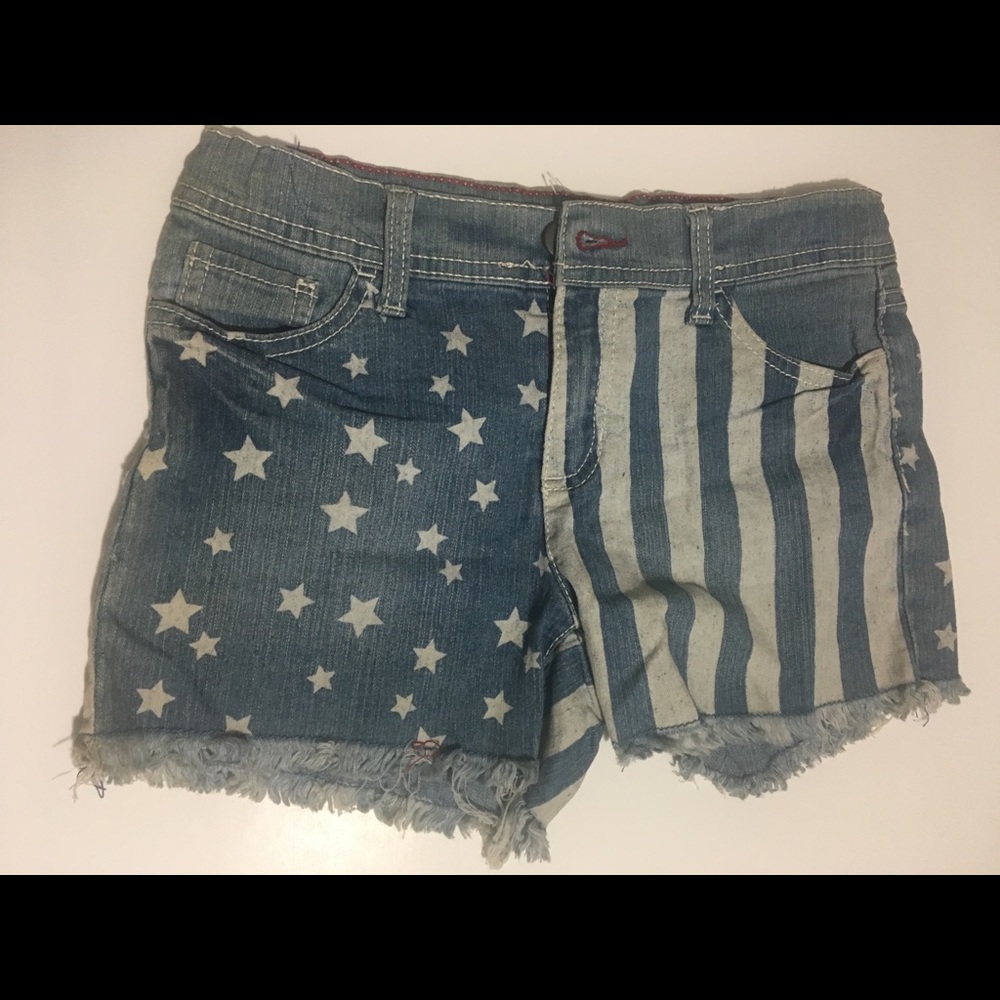 American flag shorts